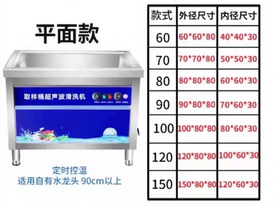 点击查看详细信息<br>标题：取样桶超声波清洗机（平面款） 阅读次数：966